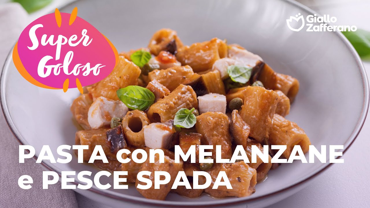 PASTA con CREMA di MELANZANE e PESCE SPADA❤️🍝 #adv