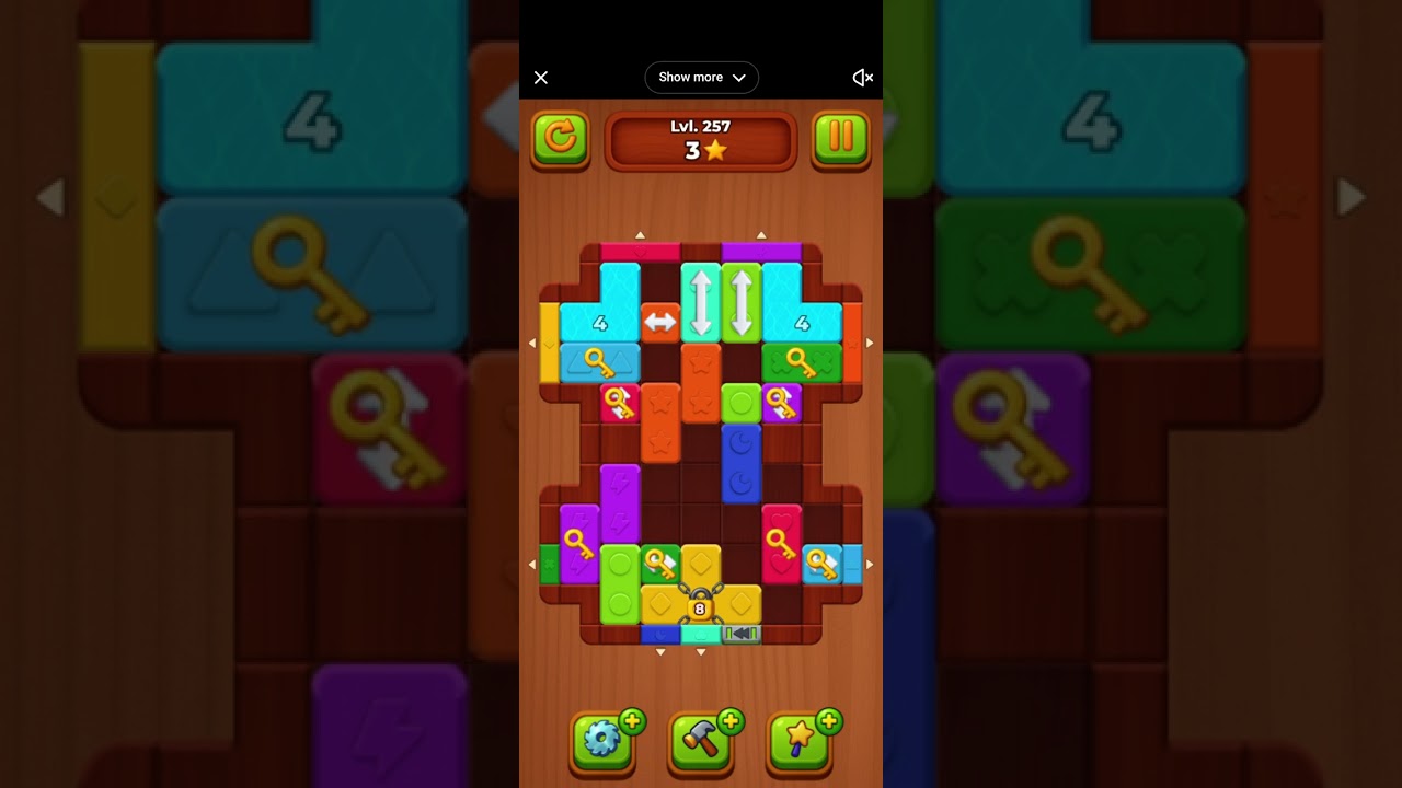Wood Blocks Jam - Level 257 - YouTube Playables 