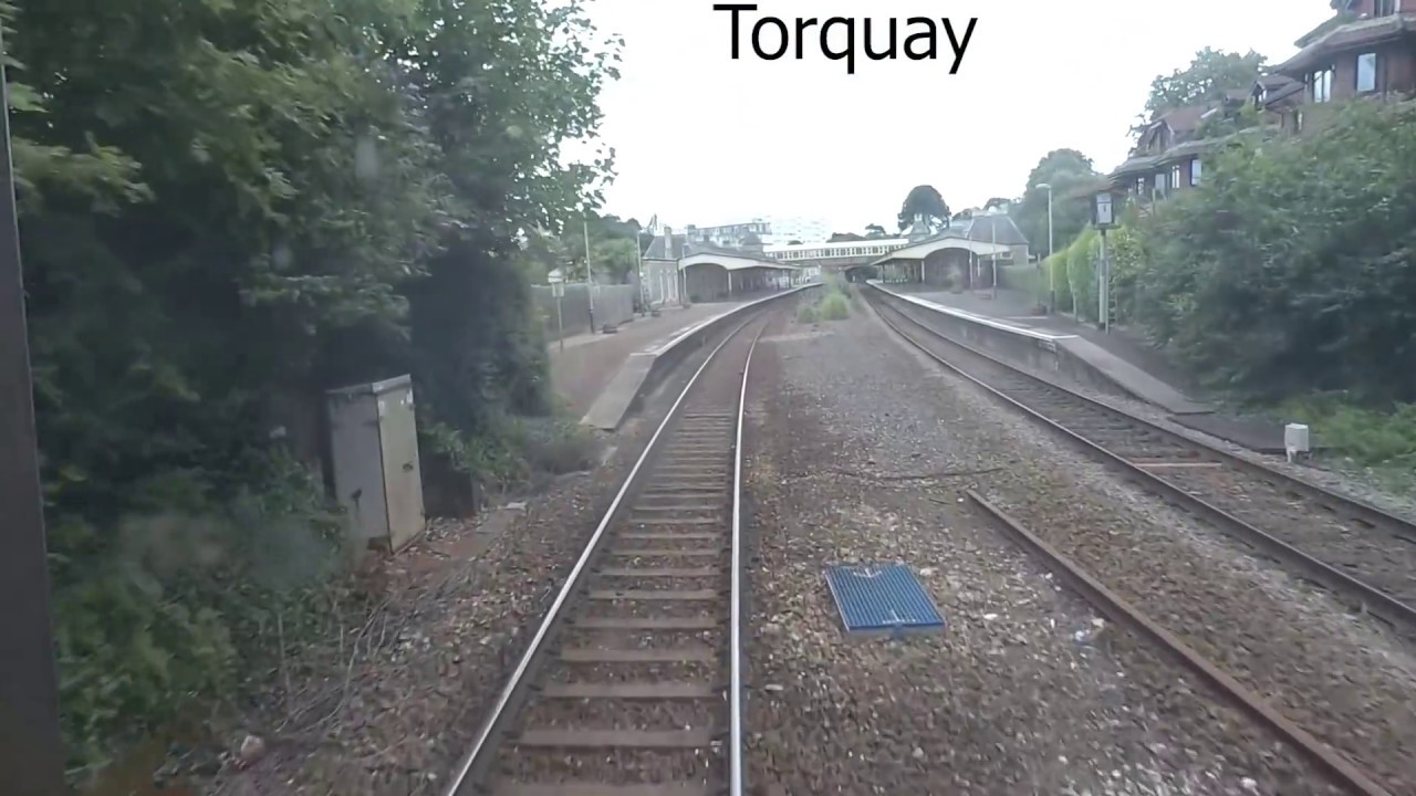 A Train Drivers view. Newton Abbot - Paignton.