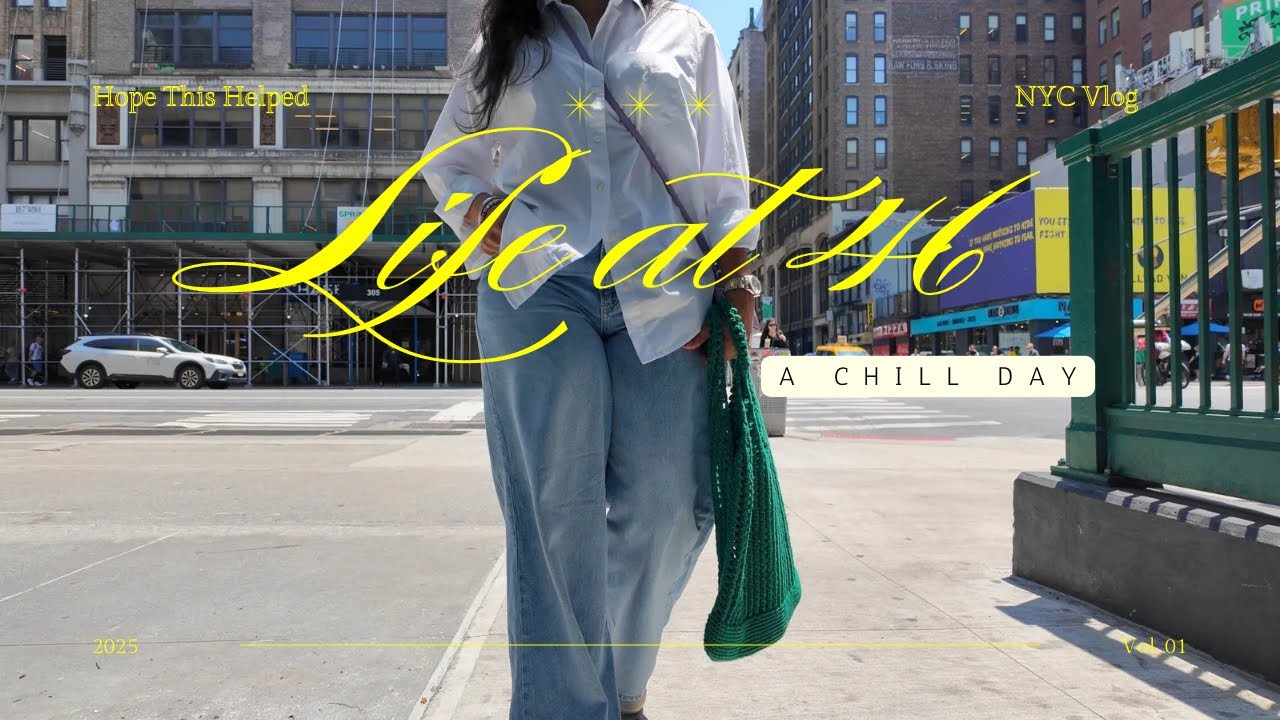 A Chill Day NYC Vlog | The Joys of Not Feeling Rushed + Slow Living