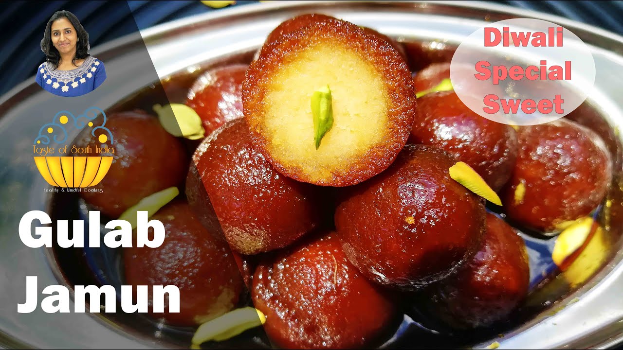 Gulab Jamun with Jaggery Syrup | Jaggery Gulab Jamun | நாட்டுச்சக்கரை குலாப் ஜாமுன் | Diwali Sweet