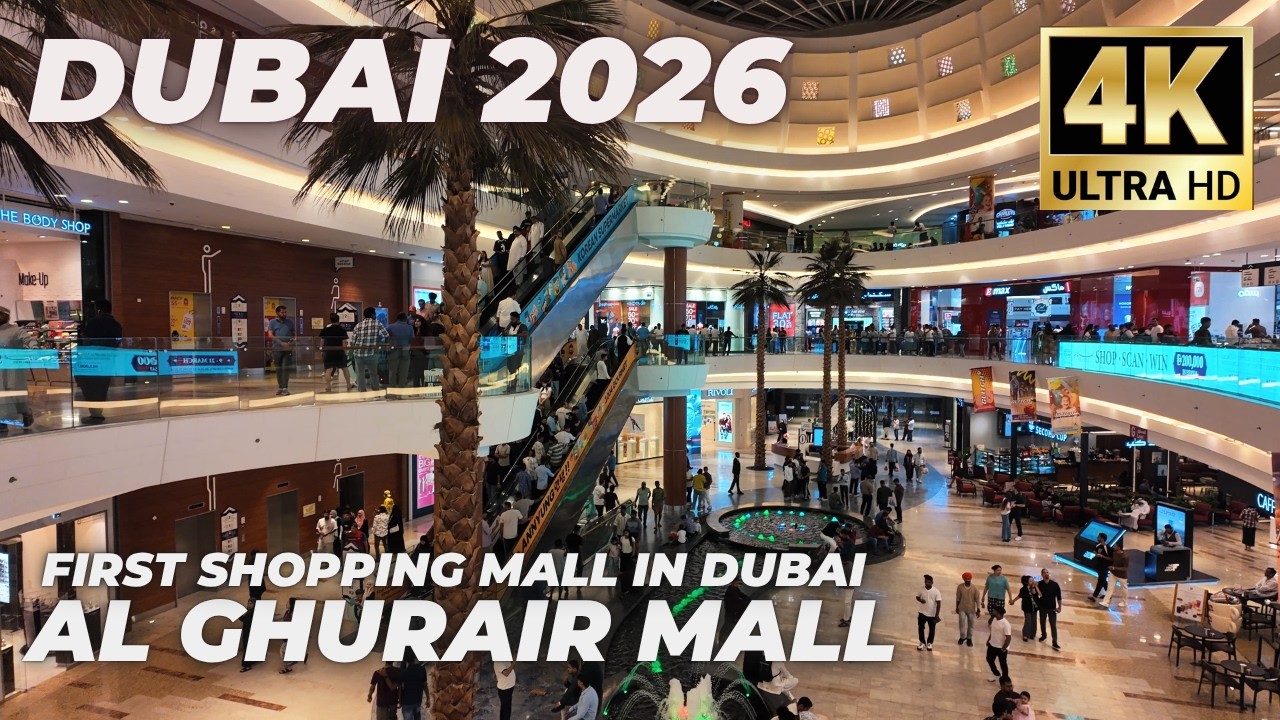 Dubai [4K] Al Ghurair Centre Mall , First Shopping Mall in Dubai Walking Tour 2026 🇦🇪