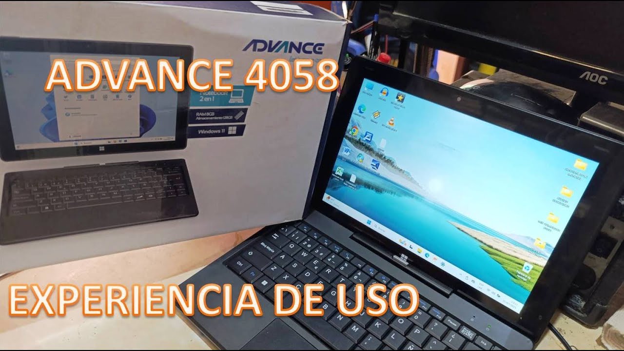 Advance Notebook 4058/experiencia de uso