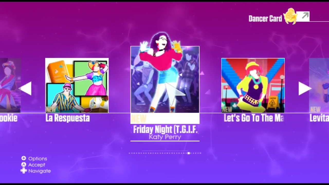 Just Dance Starlight - Menu