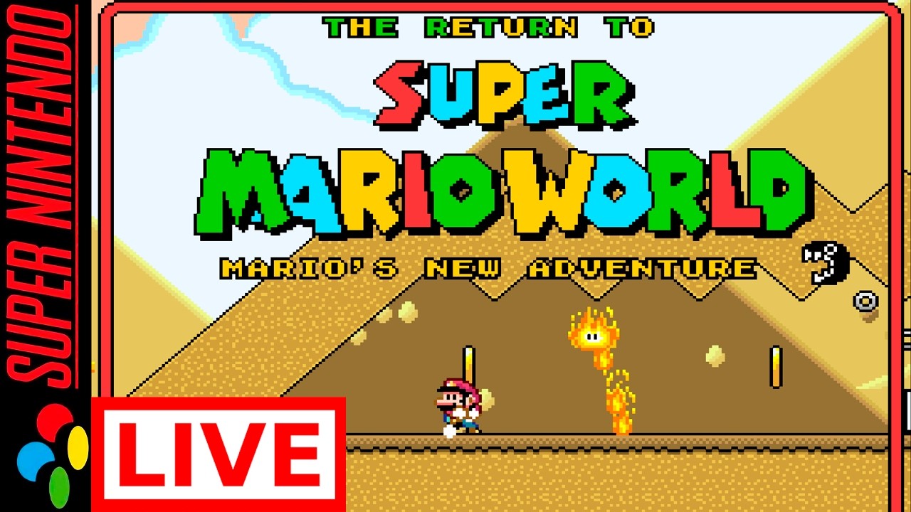 🔴The Return to Super Mario World 100%  [ AO VIVO ]