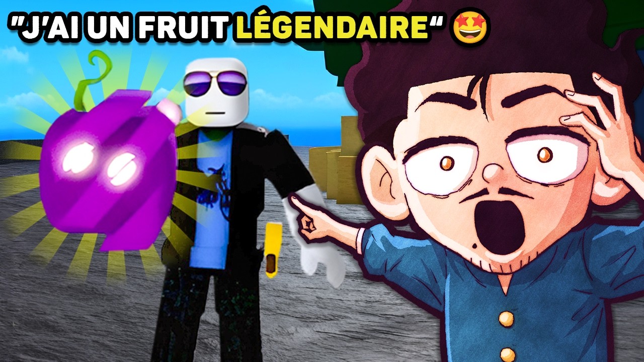 Un GIGA OTAKU Découvre le MEILLEUR Jeu ROBLOX (BLOX FRUITS)