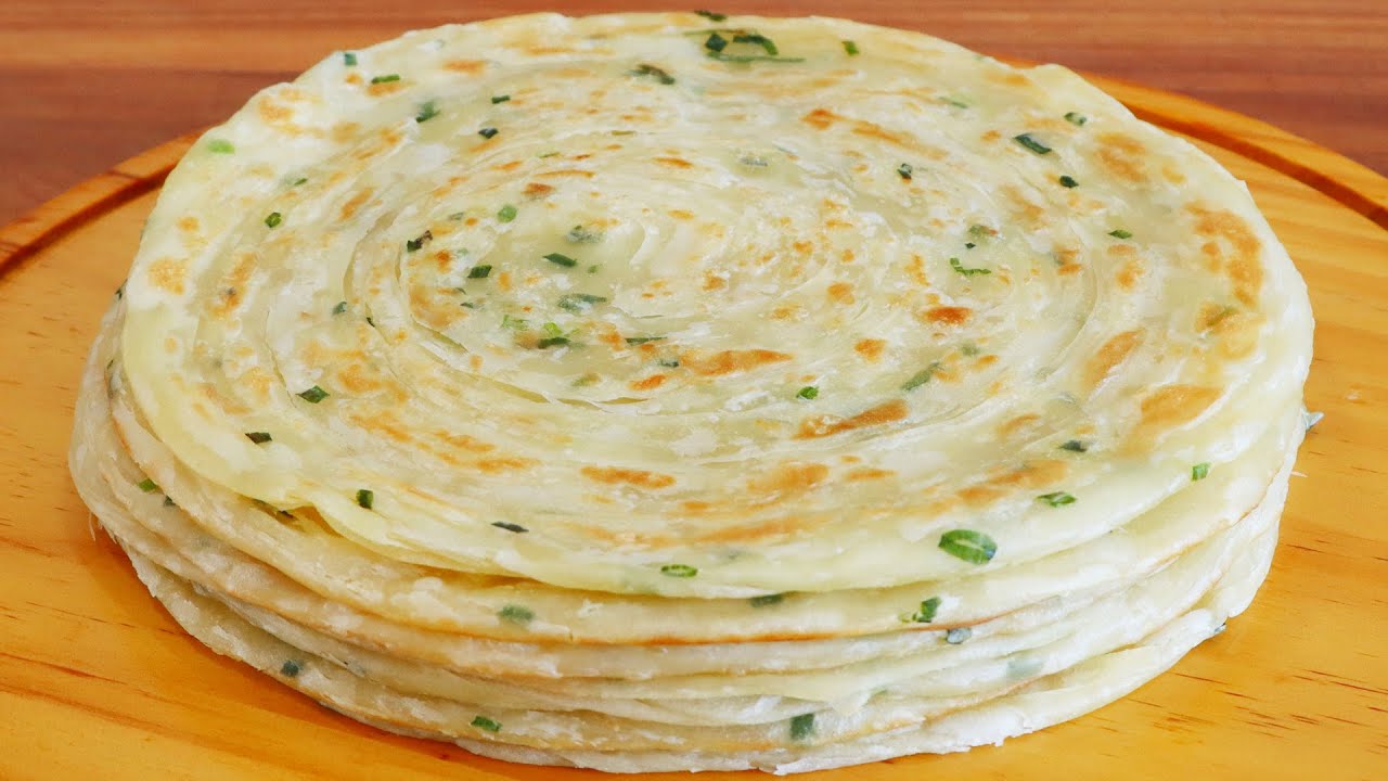 葱花饼怎样做暄软又多层？一个小技巧告诉你，不油不腻真好吃【海娟美食】