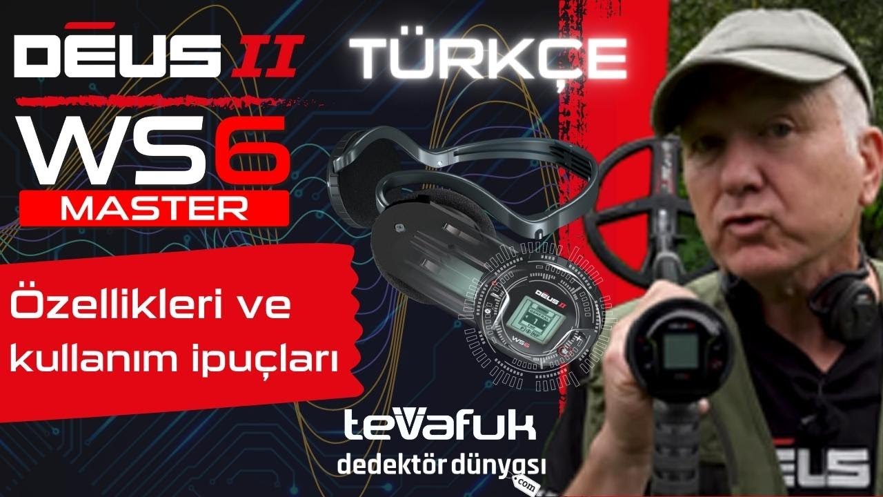 XP Deus 2 WS6 Master Dedektör Türkçe Kullanım ve Tanıtım Videosu - Tevafuk Dedektör