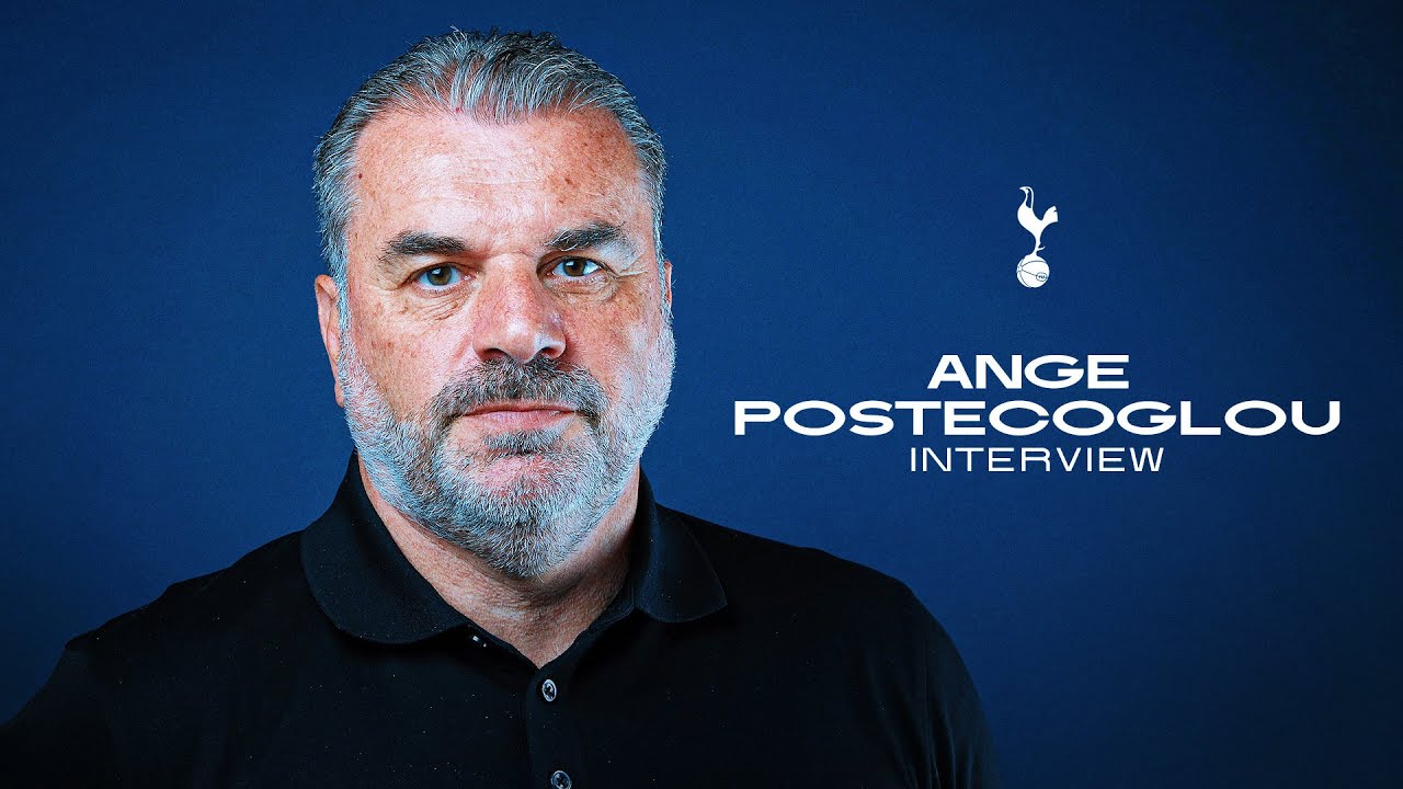 ANGE POSTECOGLOU'S FIRST INTERVIEW AS TOTTENHAM HOTSPUR HEAD COACH