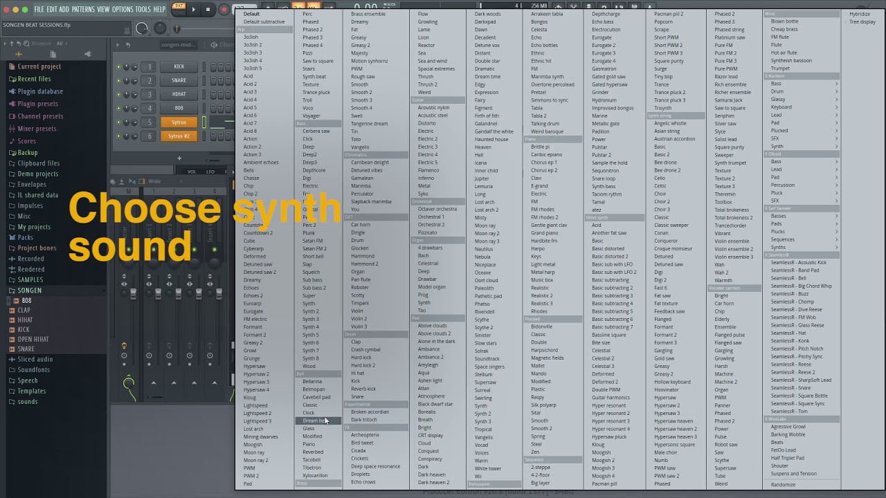 How to make a trap beat in FL Studio using Songen app