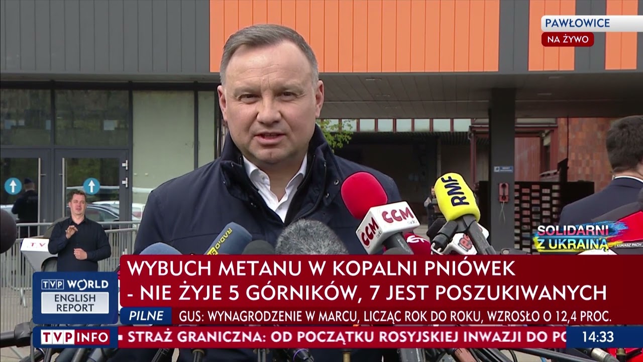Prezydent Duda przyjechał do kopalni #Pniówek