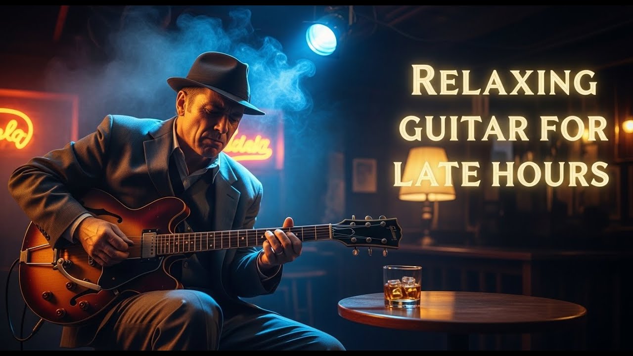 Night Whiskey Blues Live 24/7 | Relaxing Guitar for Late Hours
