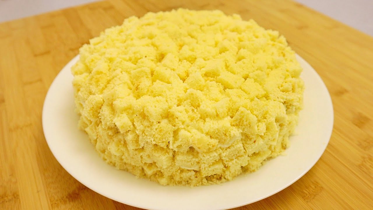 Нежный Торт МИМОЗА 🍰Очень вкусный и легкий!