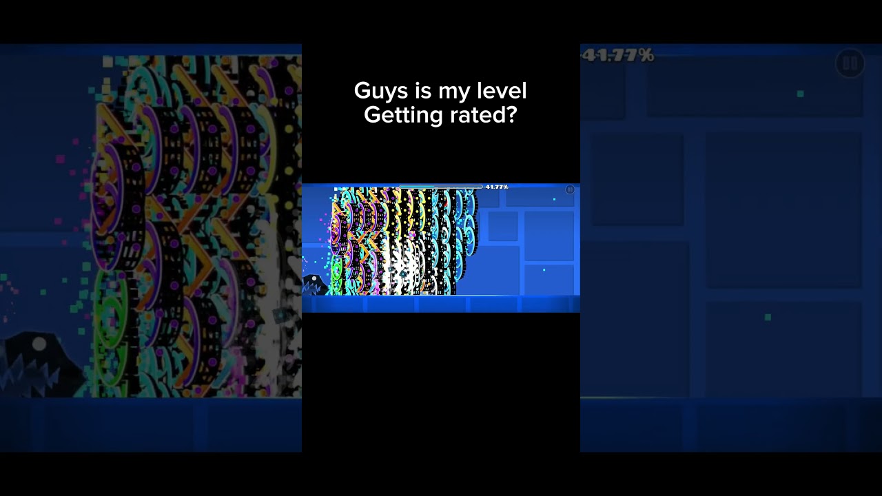 Will it get rated? #geometrydash #gd #leveldesign #leveleditor #meme