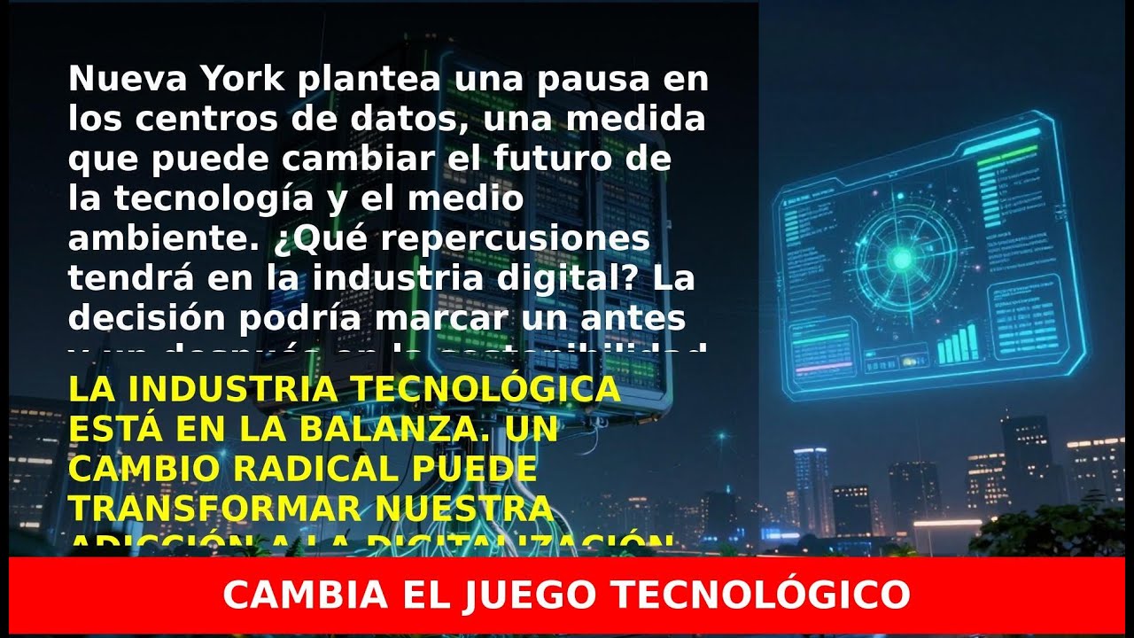 Nueva York propone pausa en centros de datos para reducir impacto ambiental