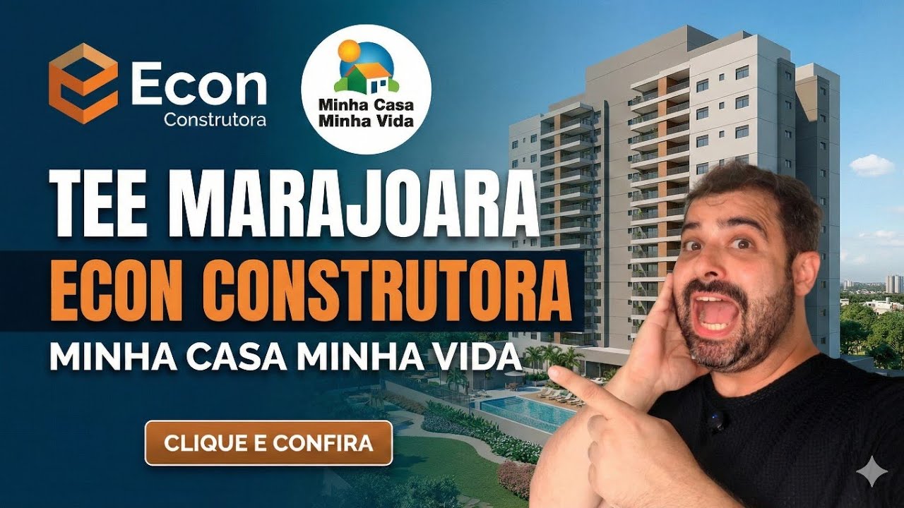  TEE MARAJOARA ECON: O Melhor 2 Dorms com Varanda na Zona Sul! (Minha Casa Minha Vida)