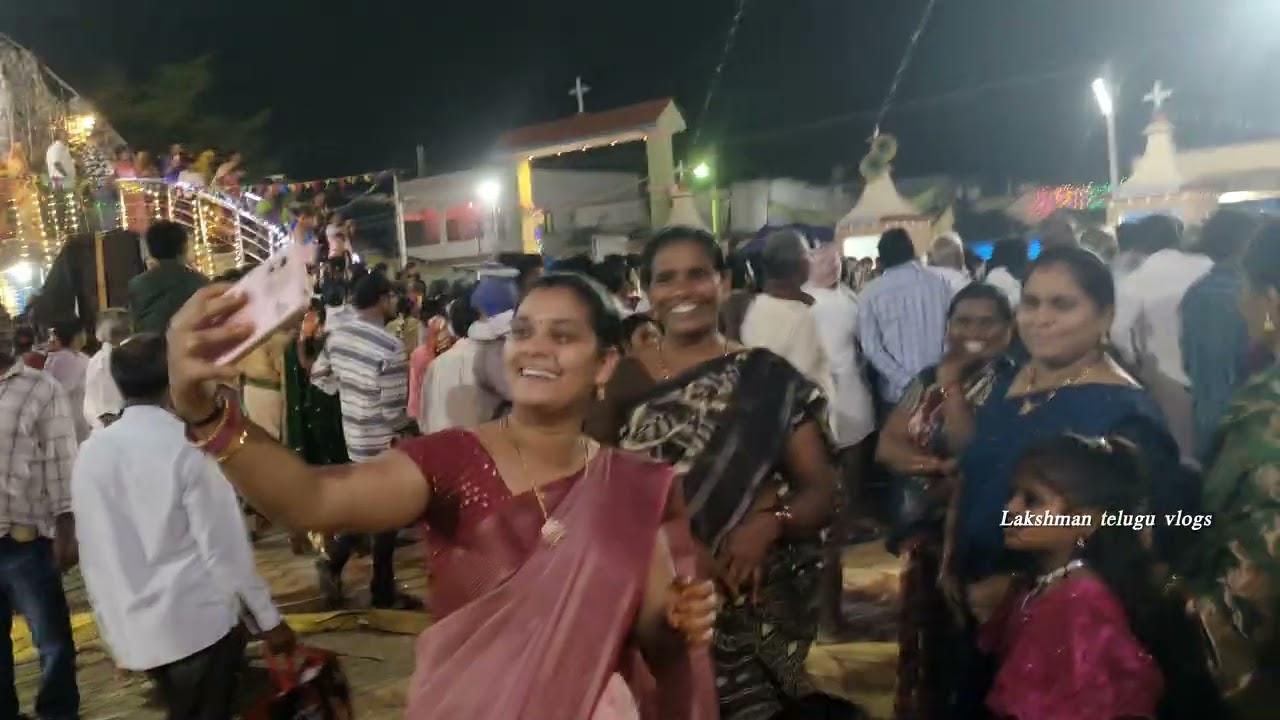 గుంటూరు జిల్లాలో  RCM church తిరుణాల 2025 || ముట్లూరు తిరుణాల || mutluru festival 