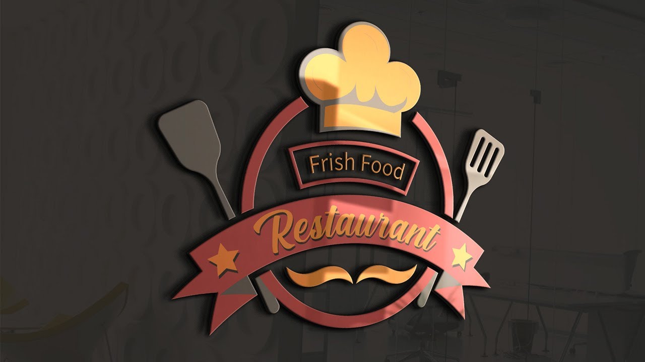 How to create restaurant & food logo||Logo design in Illustrator CC||Illustrator logo Tutorial-2022