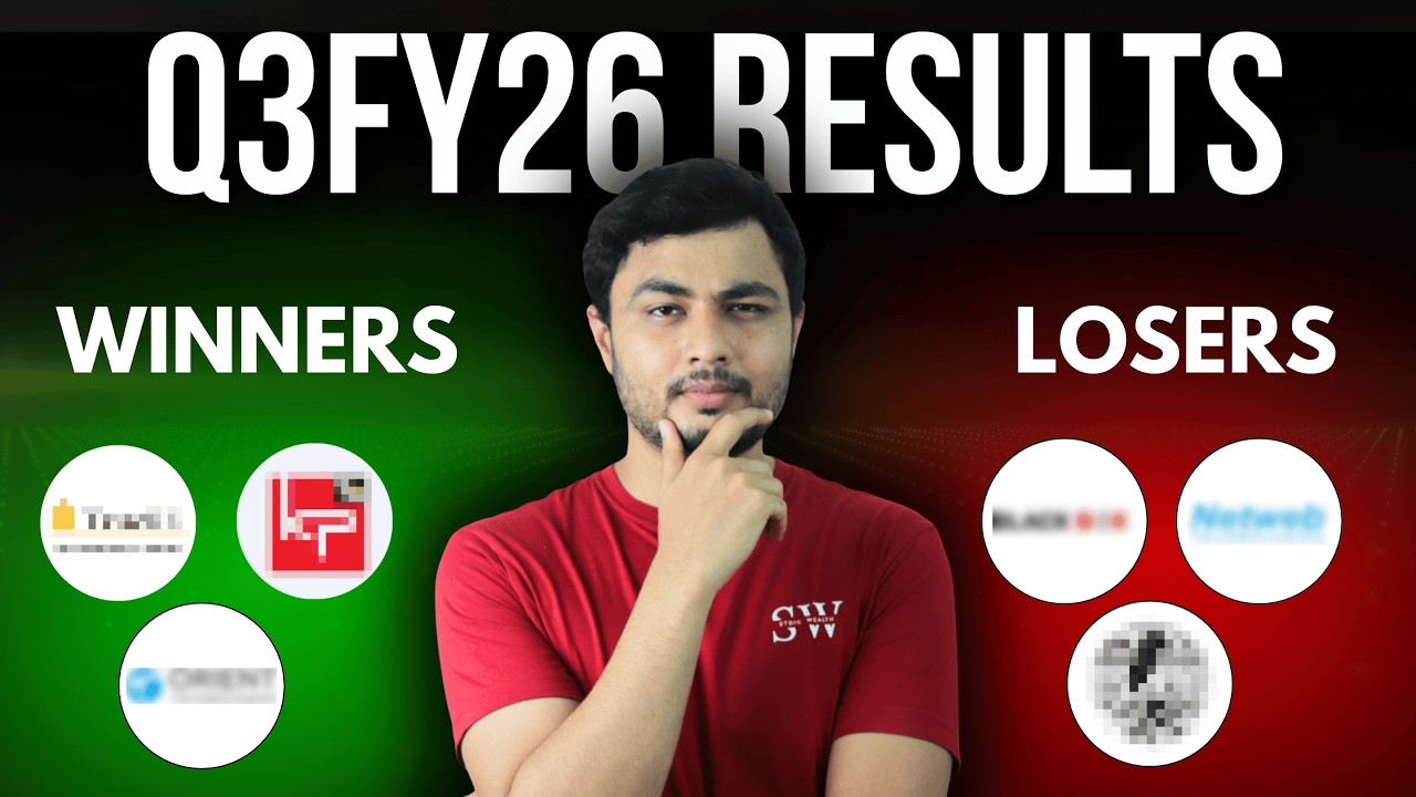 Q3FY26 Result Season Highlights | Which Sectors & Stocks Performed The Best | Stock Market Updates