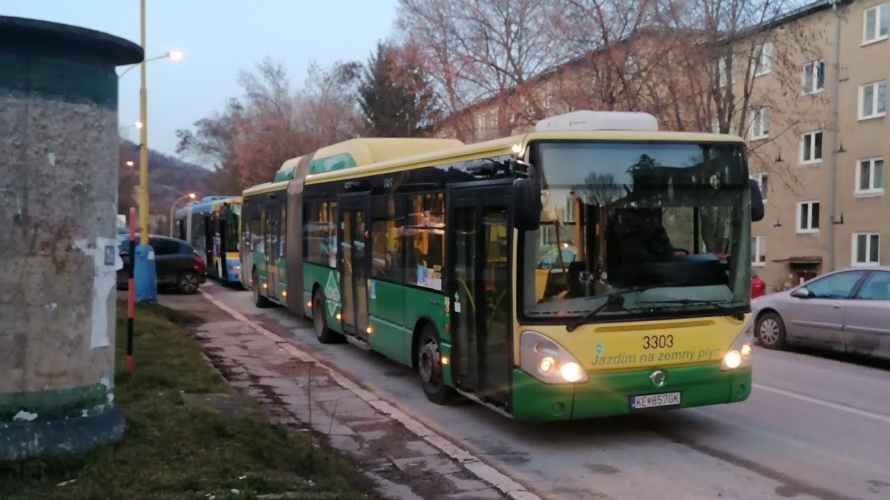 jazda linkou 16:Jakabov palác - Podhradová × Irisbus Citelis 18M #3303 + porucha dverí