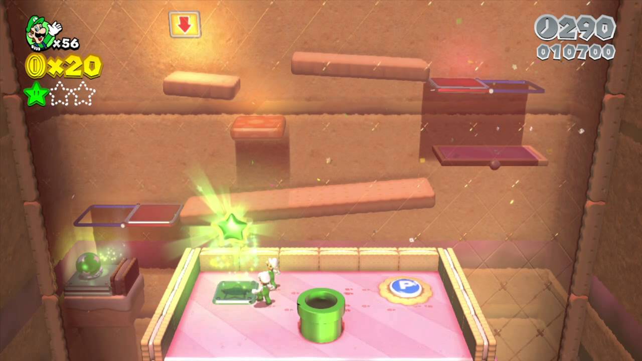 Super Mario 3D World Gameplay - Mundo 5-6: Dulces saltos