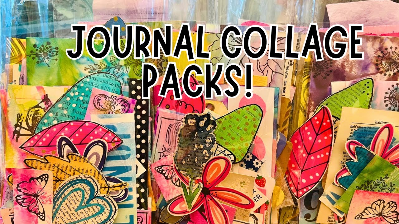PACK Junk Journal ORDERS with ME! Tons of JUNK JOURNAL IDEAS!! #collagefodder 