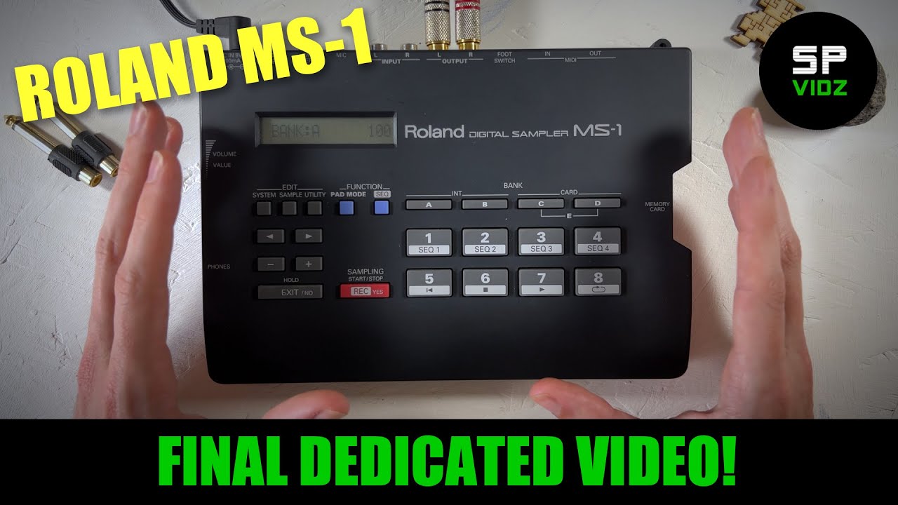 The last dedicated video on the Roland MS-1! Cropping feature and overall thoughts