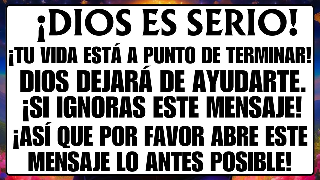 ¡Tu milagro ha llegado! ¡Dios te hará rico hoy! 🎁 ¡No lo rechaces! Mensaje de Dios #dios