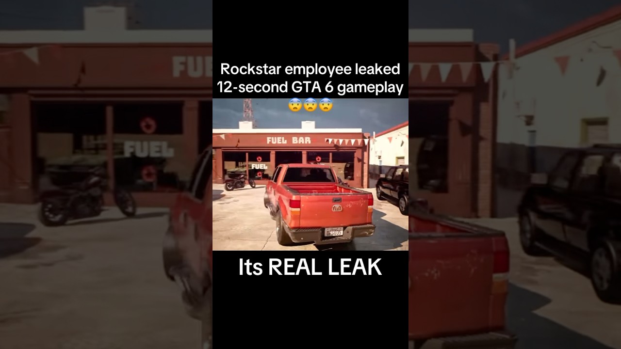 Rockstar employee leaked 12-second GTA 6 gameplay #gta6 #gta #pourtoi #viralvideo #viral #gaming #yt