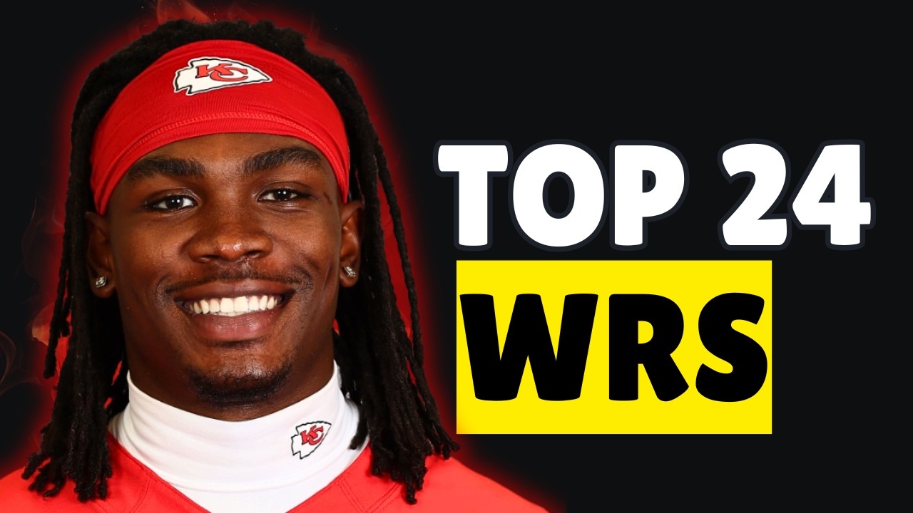 Top 24 WR Rankings & Tiers for 2026 Fantasy Football