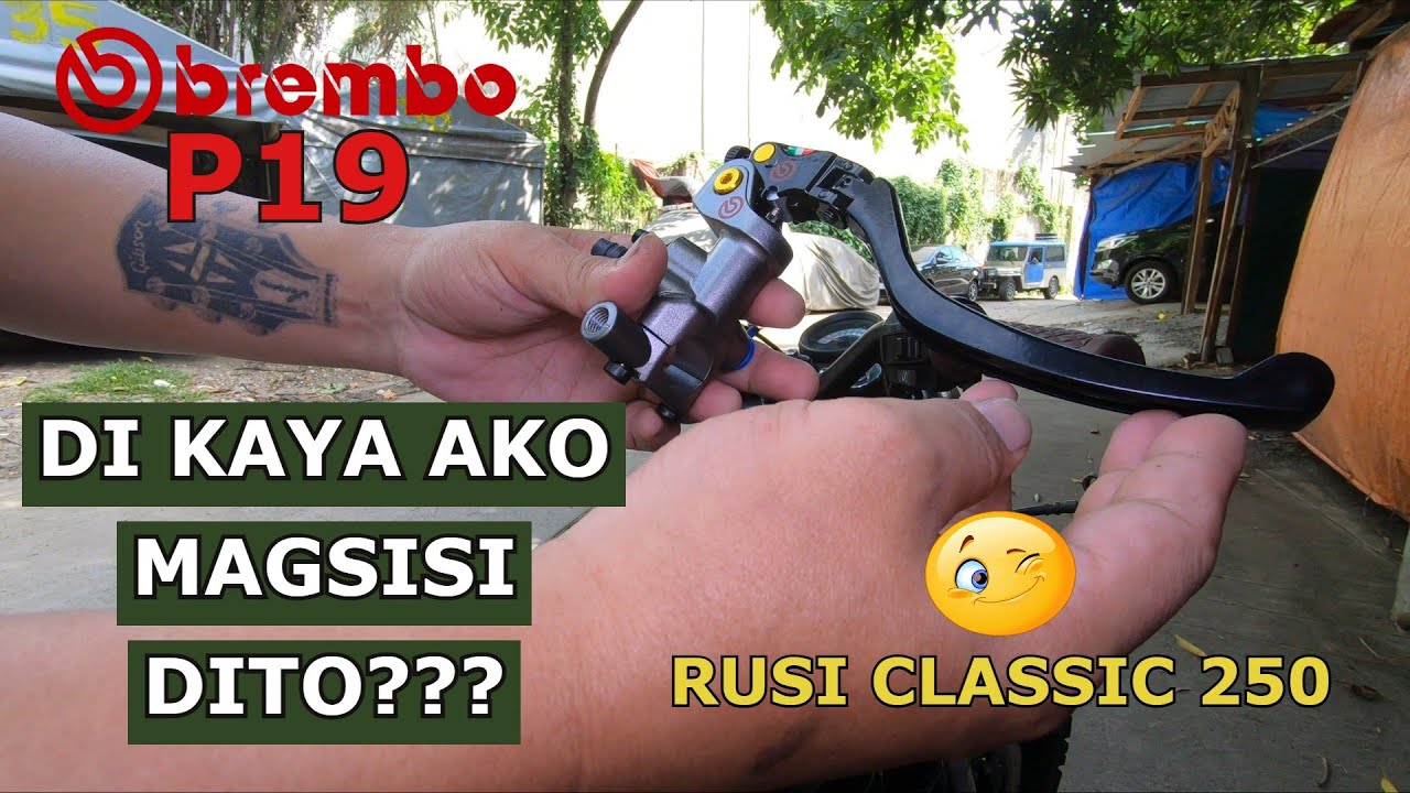 BREMBO P19 INSTALLATION | RUSI RC250