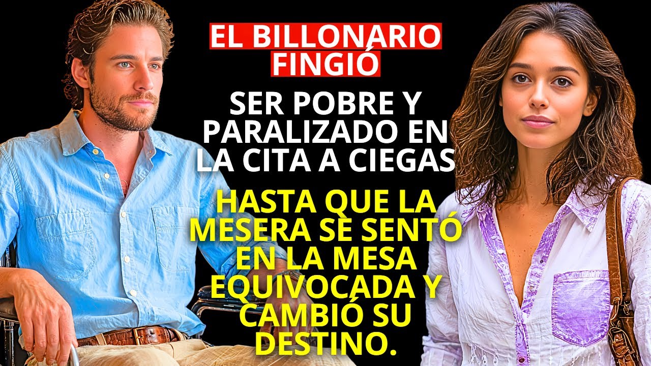 Él fingió ser POBRE y PARALIZADO en la CITA — hasta que la MESERA se sentó en la MESA EQUIVOCADA