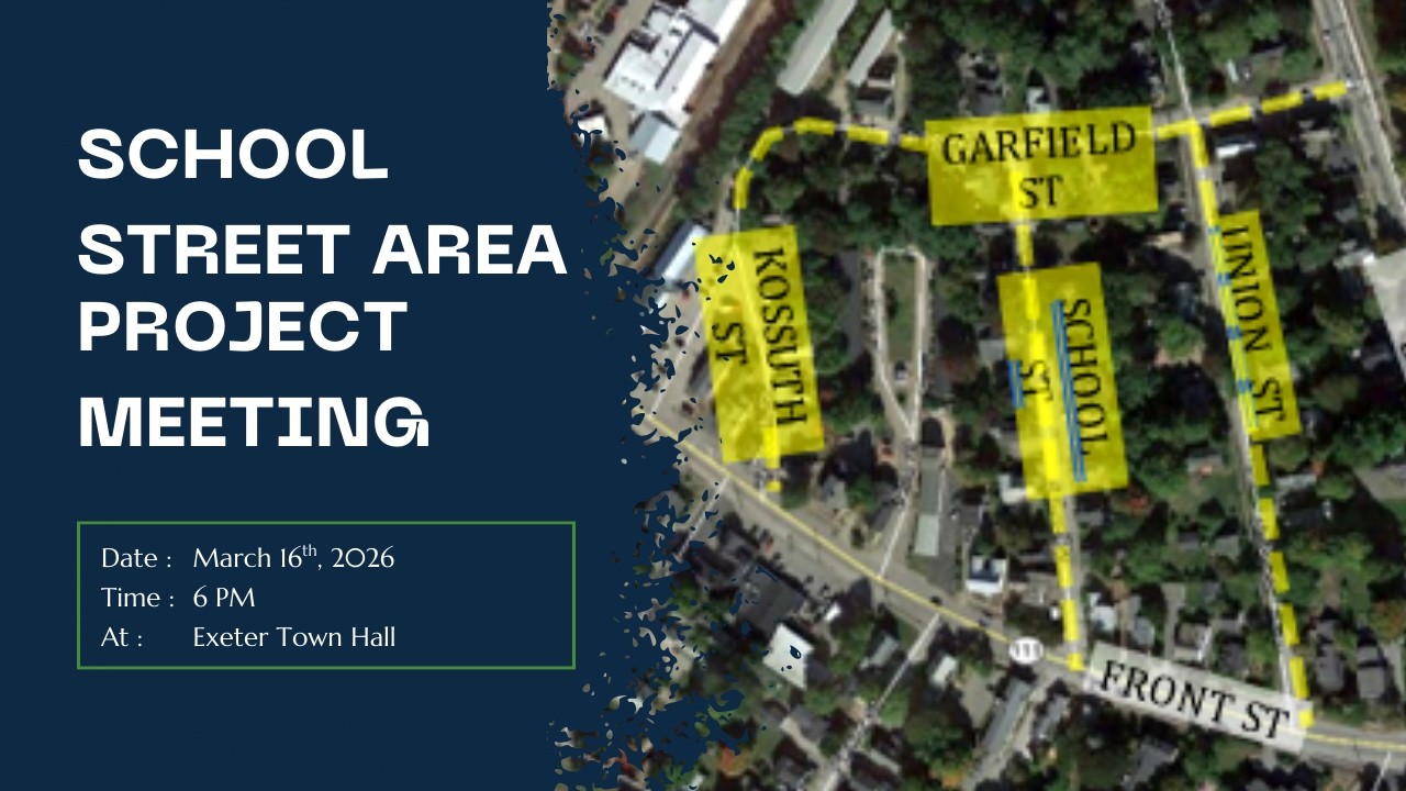 School Street Area Project Public Meeting - 03/11/26