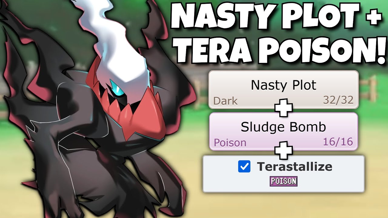 THEY PUT DARKRAI IN OU, TERA POISON MAKES IT POWERFUL! POKEMON SCARLET AND VIOLET