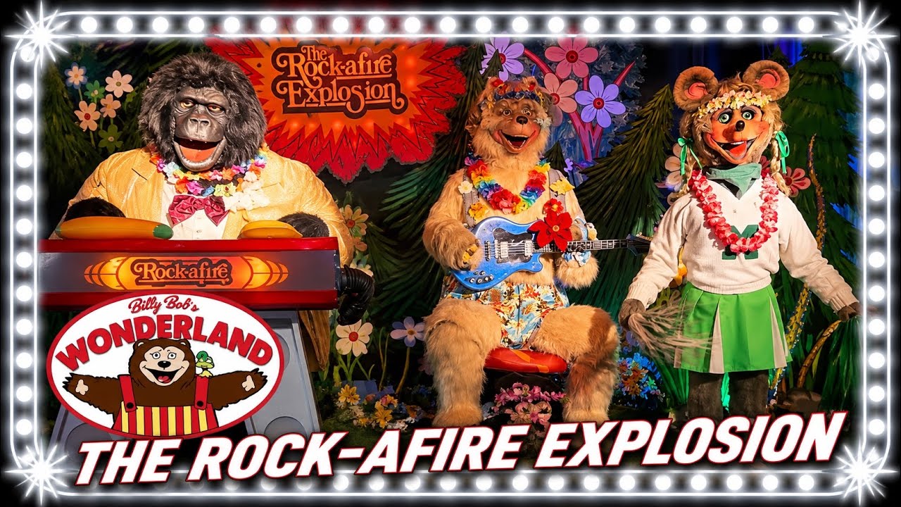 Live at Billy Bob’s Wonderland – Rock-afire Explosion Performs Little Arrows, Gloria & Magic Touch