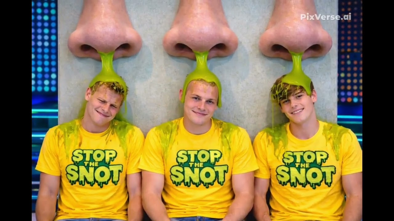 Stop The Snot - 3 lads get gunged (AI)