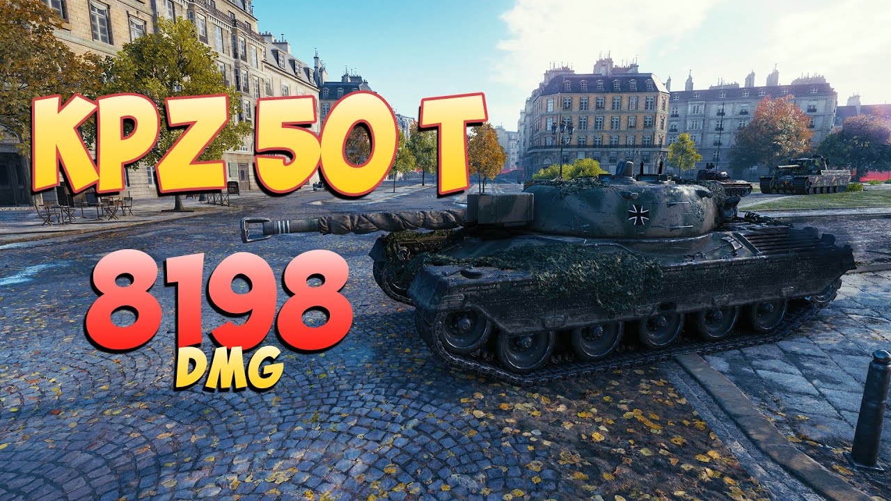 Kpz 50 t &bull; Без золота! - 9 Фрагов 8.1K Урона &bull; Мир Танков