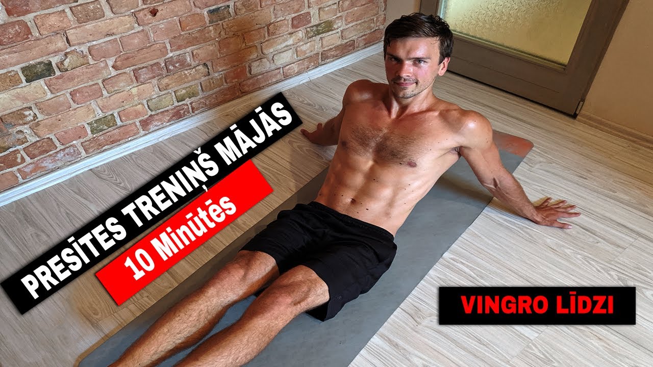 Presītes Treniņ&scaron; Mājās | 10 Minūtēs (VINGRO LĪDZI)