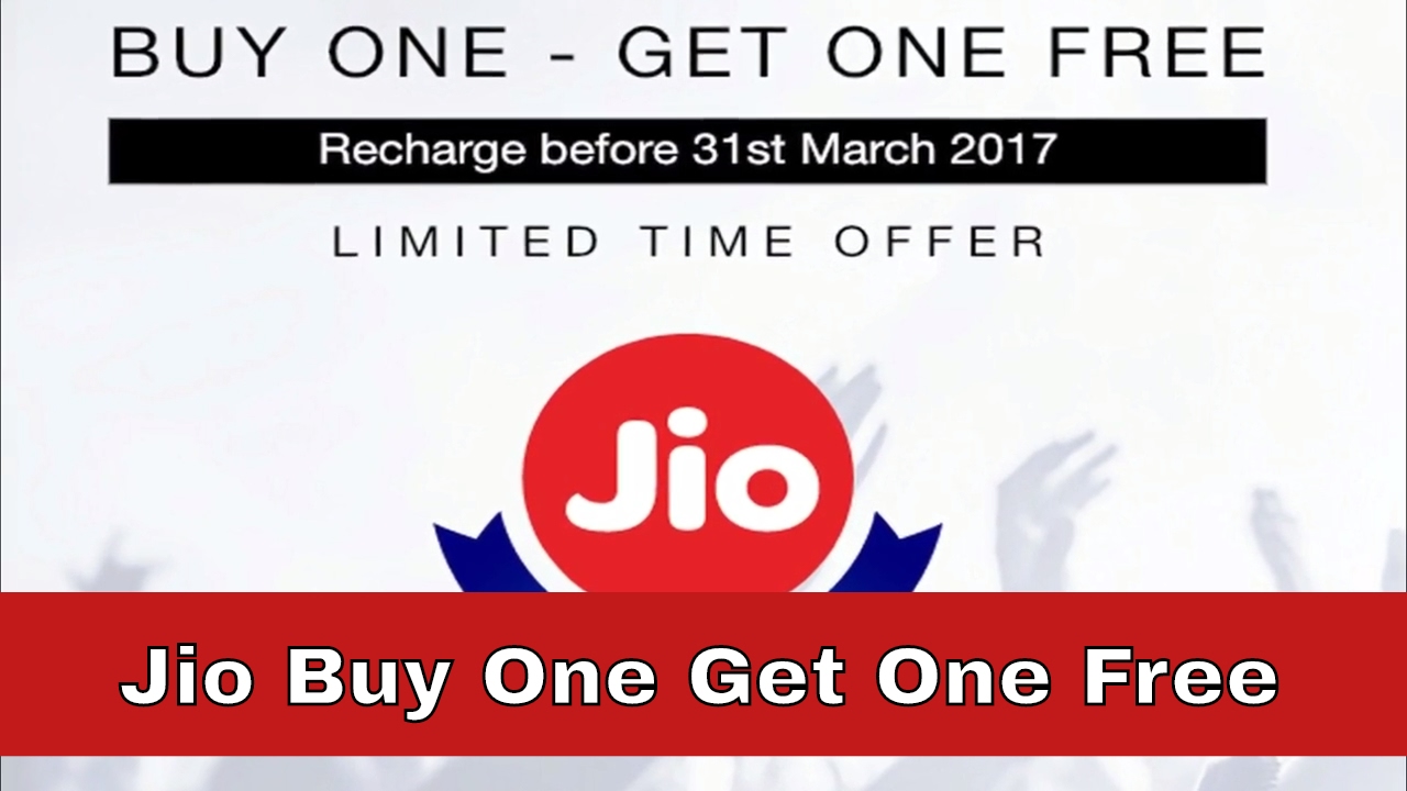 Reliance Jio Buy One get One free offer with Rs. 303, 499 and above