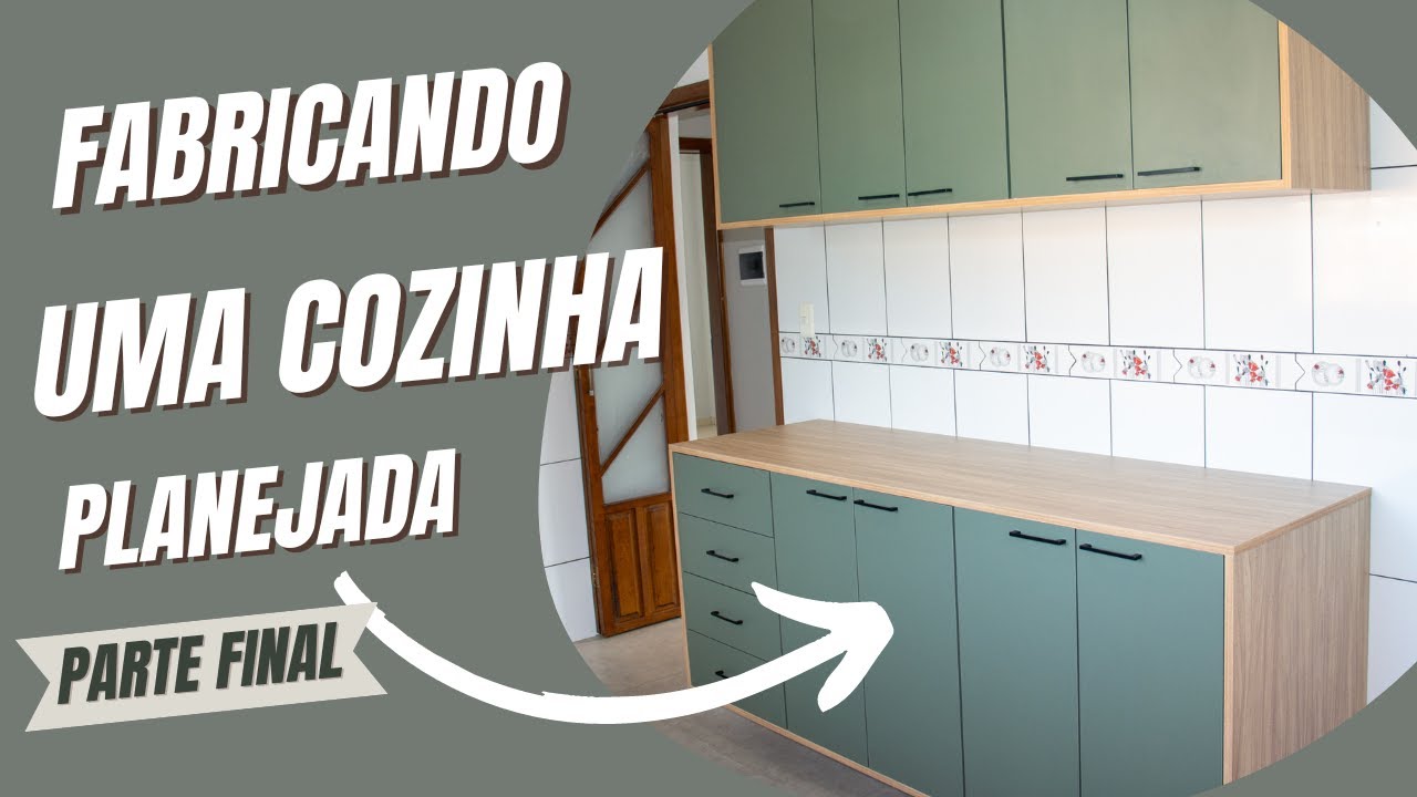 Instalação e tamponamento de cozinha planejada | curso de marcenaria aula 18