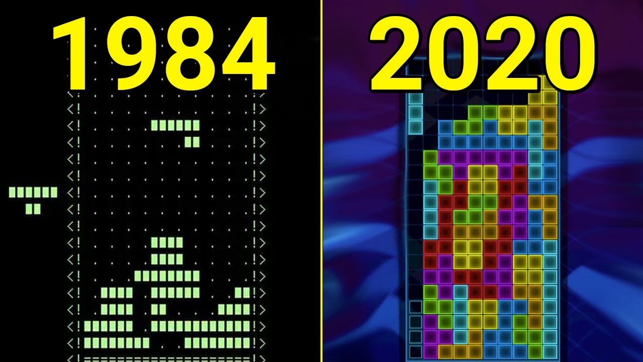 Evolution of Tetris Games 1984-2020