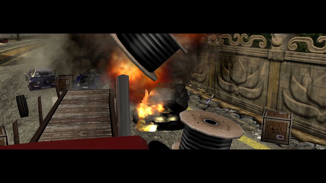 Burnout 3: Takedown - Road Rage (NO HUD) (PSXC2) (PS2)