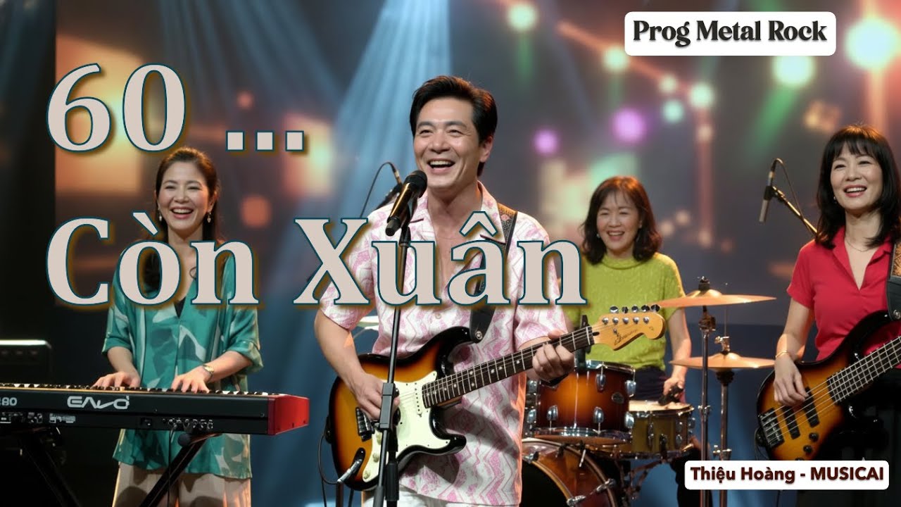 60 VẪN CÒN XUÂN |  Thiệu Hoàng AI | Prog Metal Rock Luôn Trẽ Trung Tích Cực Yêu Mình Yêu Đời