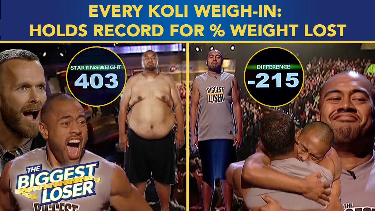 Koli's Journey | EVERY Weigh-In EVER | The Biggest Loser