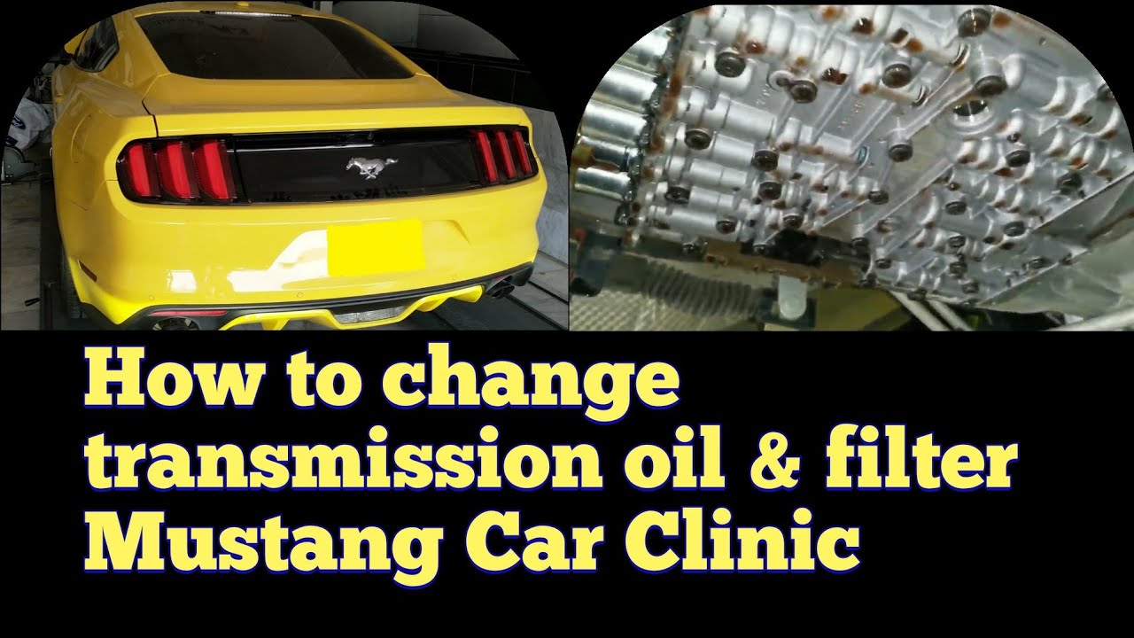 How to Change Oil Transmission & Filter Mustang 2015