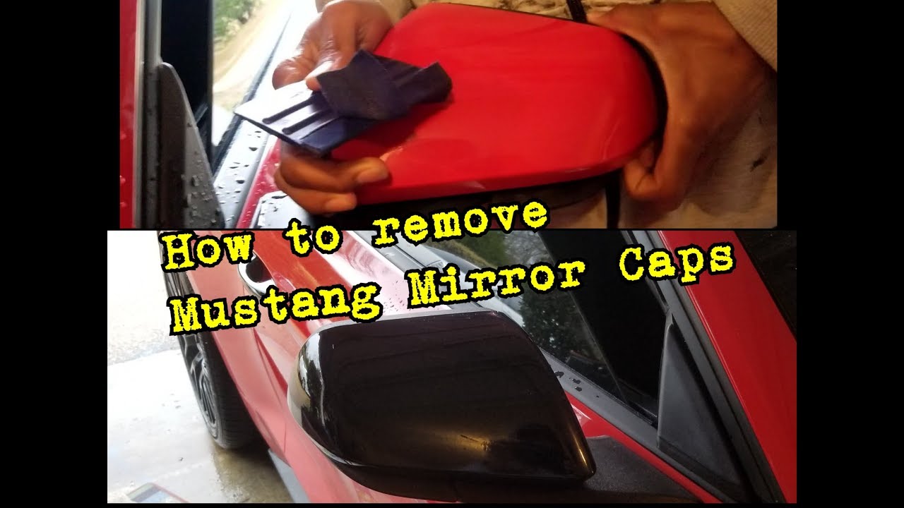 How to Remove Mustang Mirror Caps 2015 - 2017