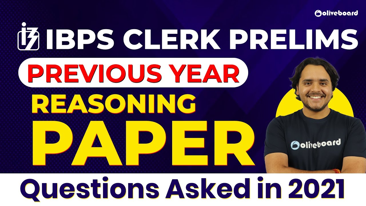 IBPS Clerk Prelims Reasoning Memory Based Paper 2021 | IBPS Clerk Previous Year Question Paper 2021