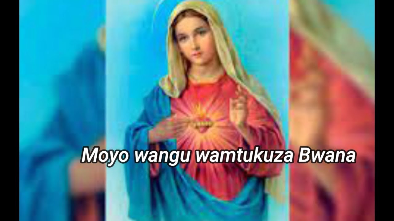 Moyo Wangu Wamtukuza Bwana | Lyrics Video