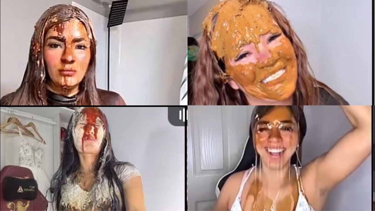 Girls on TikTok getting slimed and messy #3