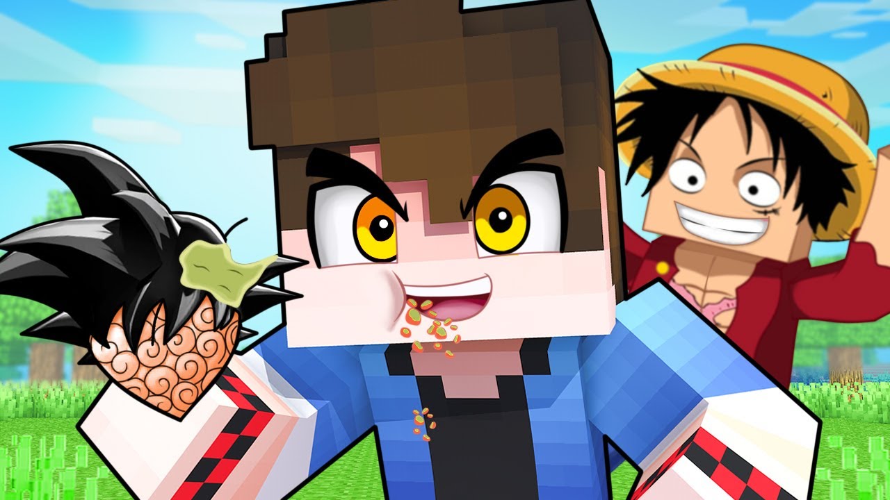 A FRUTA do GOKU no ONE PIECE Minecraft